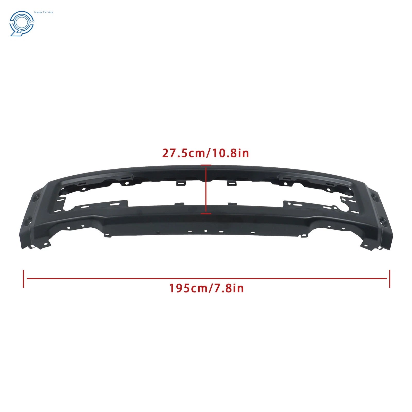 Front Bumper Face Bar with Fog Light Hole for Ford F150 (2015–2017)