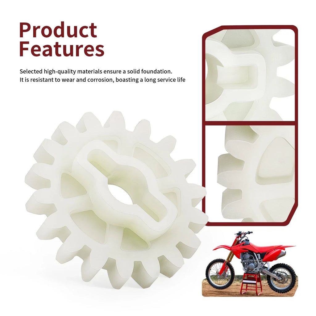 Oil Pump Driven Gear 18T for Honda CRF250R CRF250X (2004–2017)