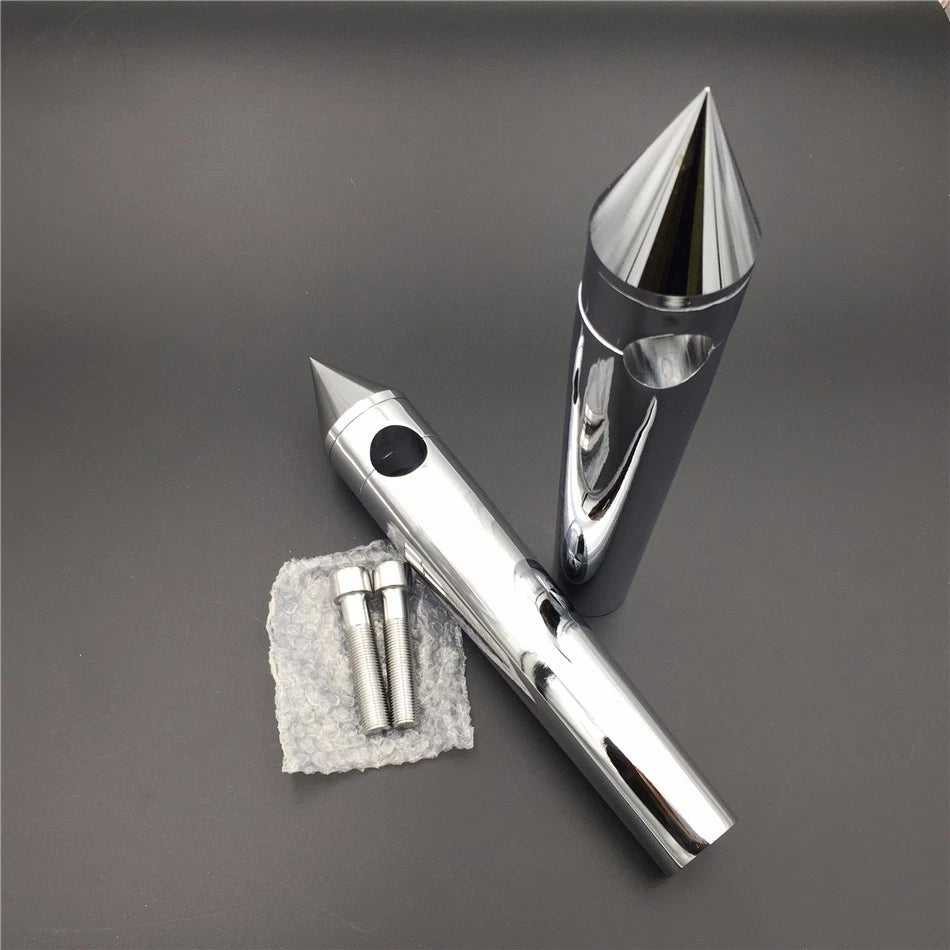 Chrome Motorcycle Risers for 1" Handlebars (8" Rise)