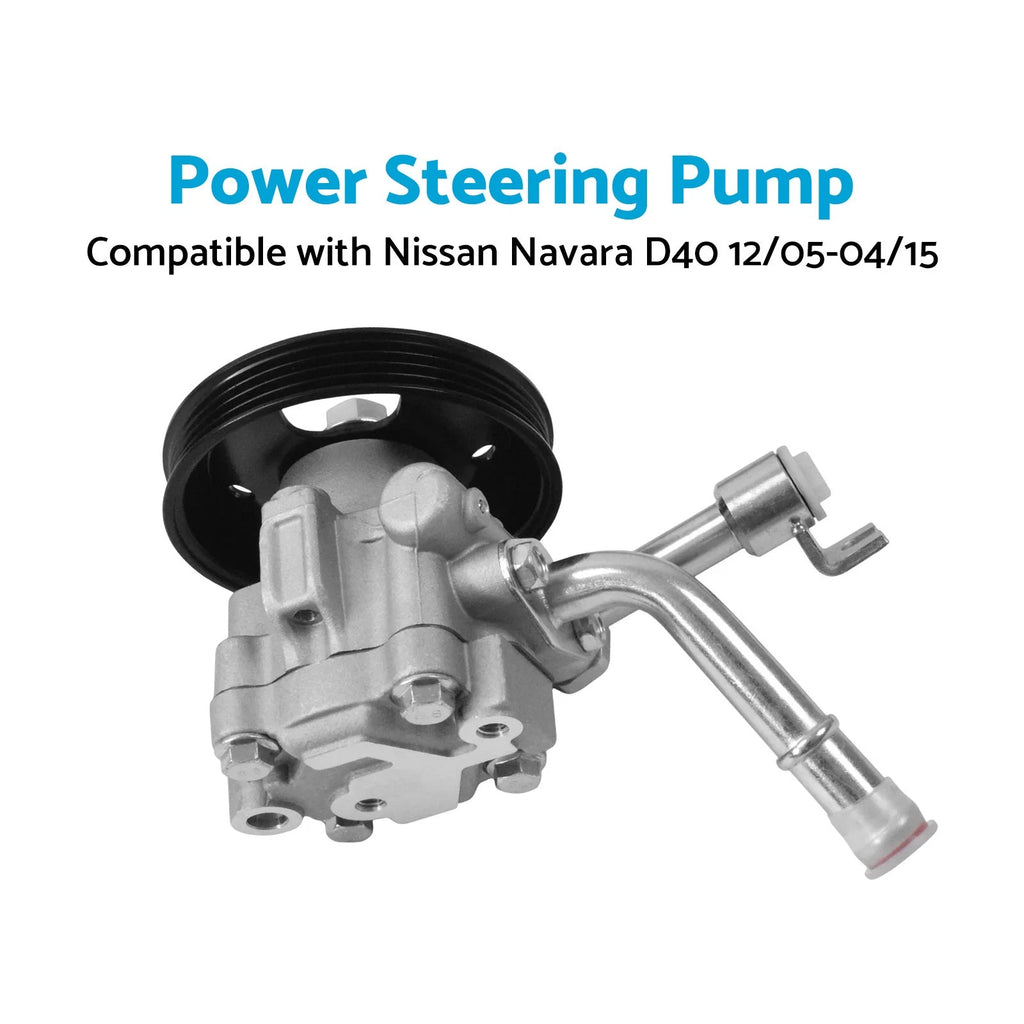Power Steering Pump with Pulley for Nissan Navara D40 (2005–2015)