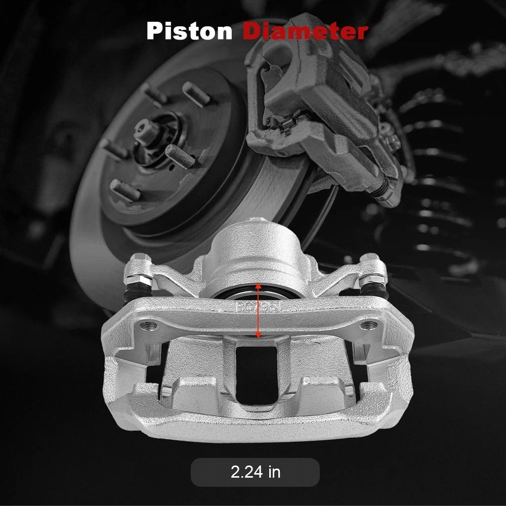 Set of 2 Brake Calipers with Bracket for Honda Accord HRV (2016–2022)