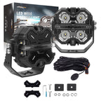 Dual Color LED Pod Lights for Off Road Vehicles