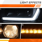 LED DRL Sequential Projector Headlights for Ram 1500 (2019–2024)
