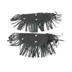 Front Rider Floorboard Fringe Covers for Honda, Yamaha, Harley