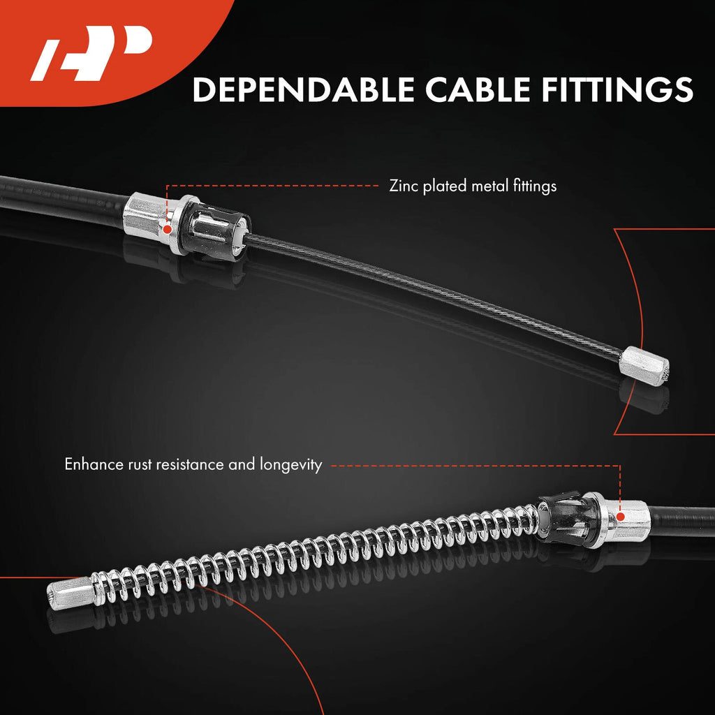 2X Rear Parking Brake Cable for Chevrolet Cavalier (2003-2005)