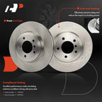 2Pcs Front Disc Brake Rotors for BMW 330Ci 330xi 330i (2001–2006)