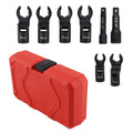 8pc Flex Head Crows Flare Nut Wrench Socket Set for Automotive