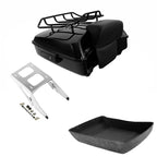 Chopped Trunk Backrest Luggage Rack Mount for Harley Sport Glide (2018–2021)