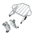 Chrome Luggage Rack Docking Kit for Harley Touring Road King (2009-2013)