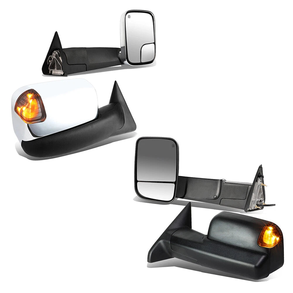 Smoked LED Side Mirror Turn Signal Light for Dodge Ram 1500 2500 3500 4500