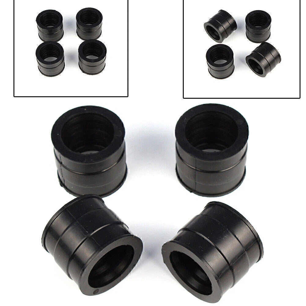 Set of 4 Carburetor Intake Boot Insulators for Honda CB500K CB550F (1971–1978)