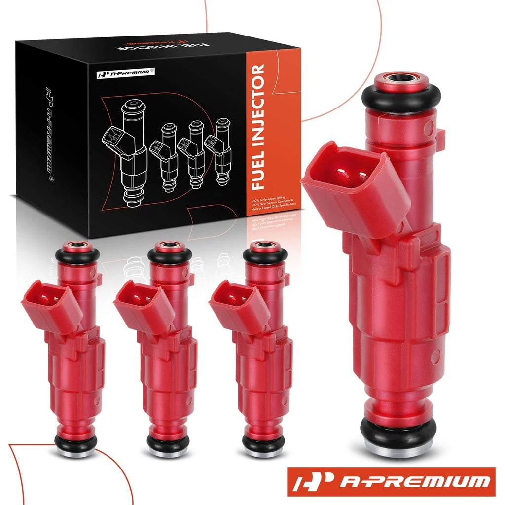 Set of 4 Fuel Injectors for Hyundai Elantra (2011–2015) & Kia Soul (2012–2013, 2020–2024)