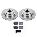 Set of 2 Brake Disc and Pad Kits for Subaru Impreza