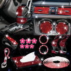 Rhinestone Gear Shift Knob Cover for Glasses Holder for Universal (—)