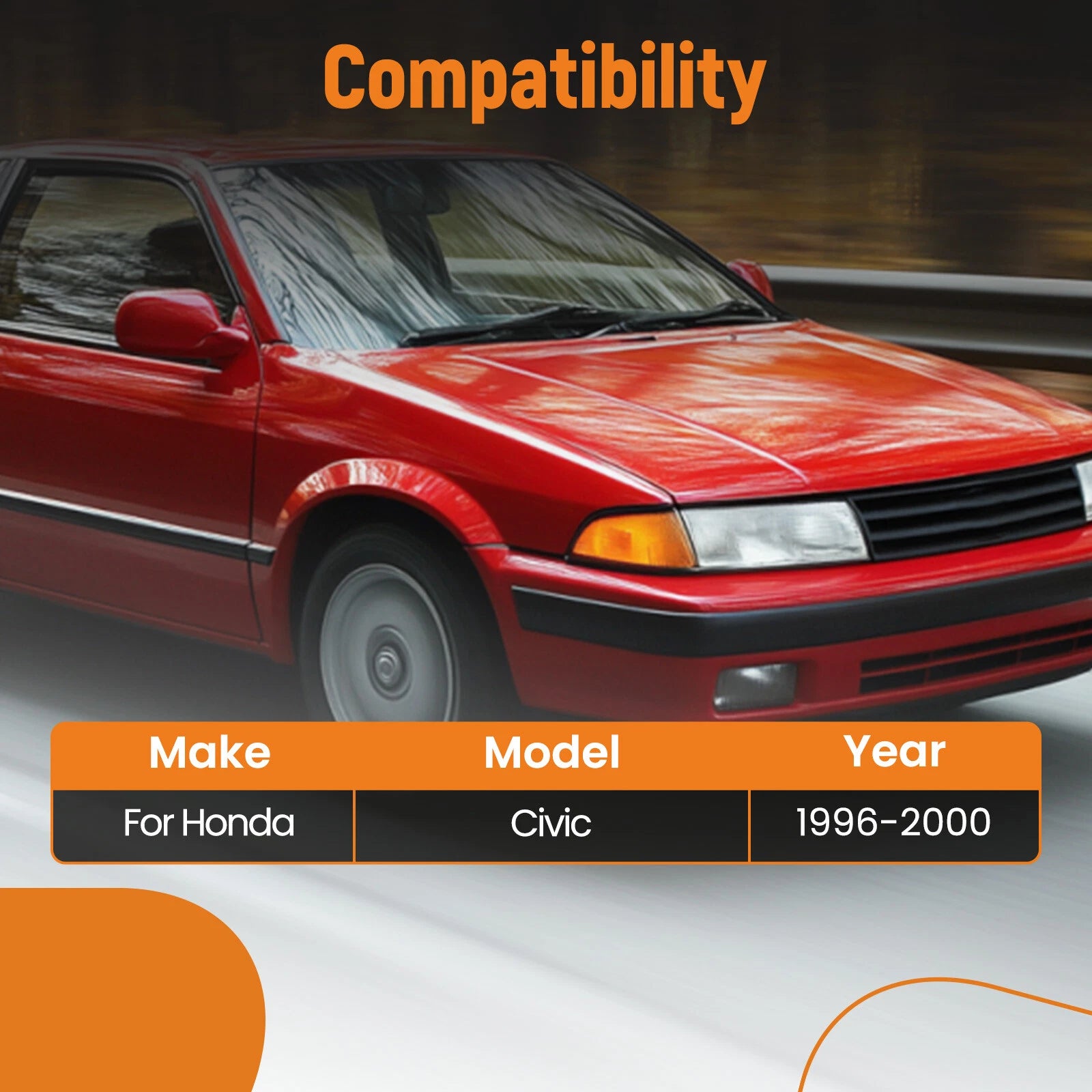 Adjustable Camber Kit Front Upper Control Arms for Honda Civic (1996-2000)