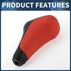 Automatic Gear Shifter Knob for Toyota 4Runner (2012–2021) Faux Leather Black Red
