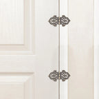 Set of 10 Decorative Bronze Zinc Alloy Hinges for Wine Boxes