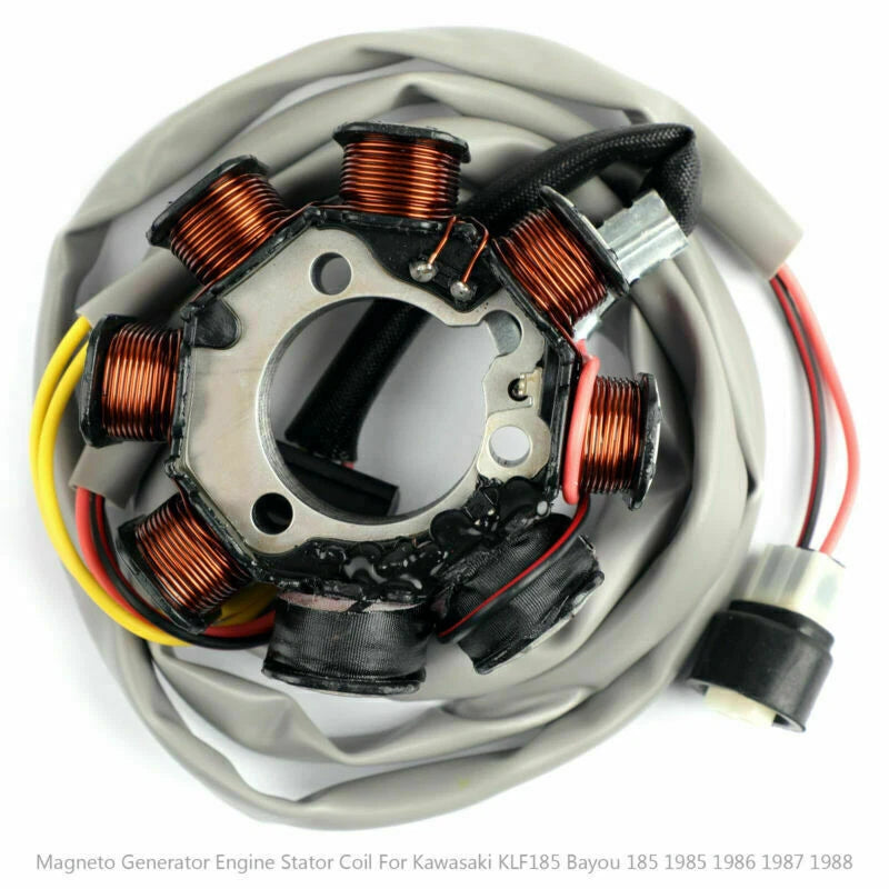 Stator Generator for Kawasaki KLF185A Bayou 185 ATV (1985–1988) T9