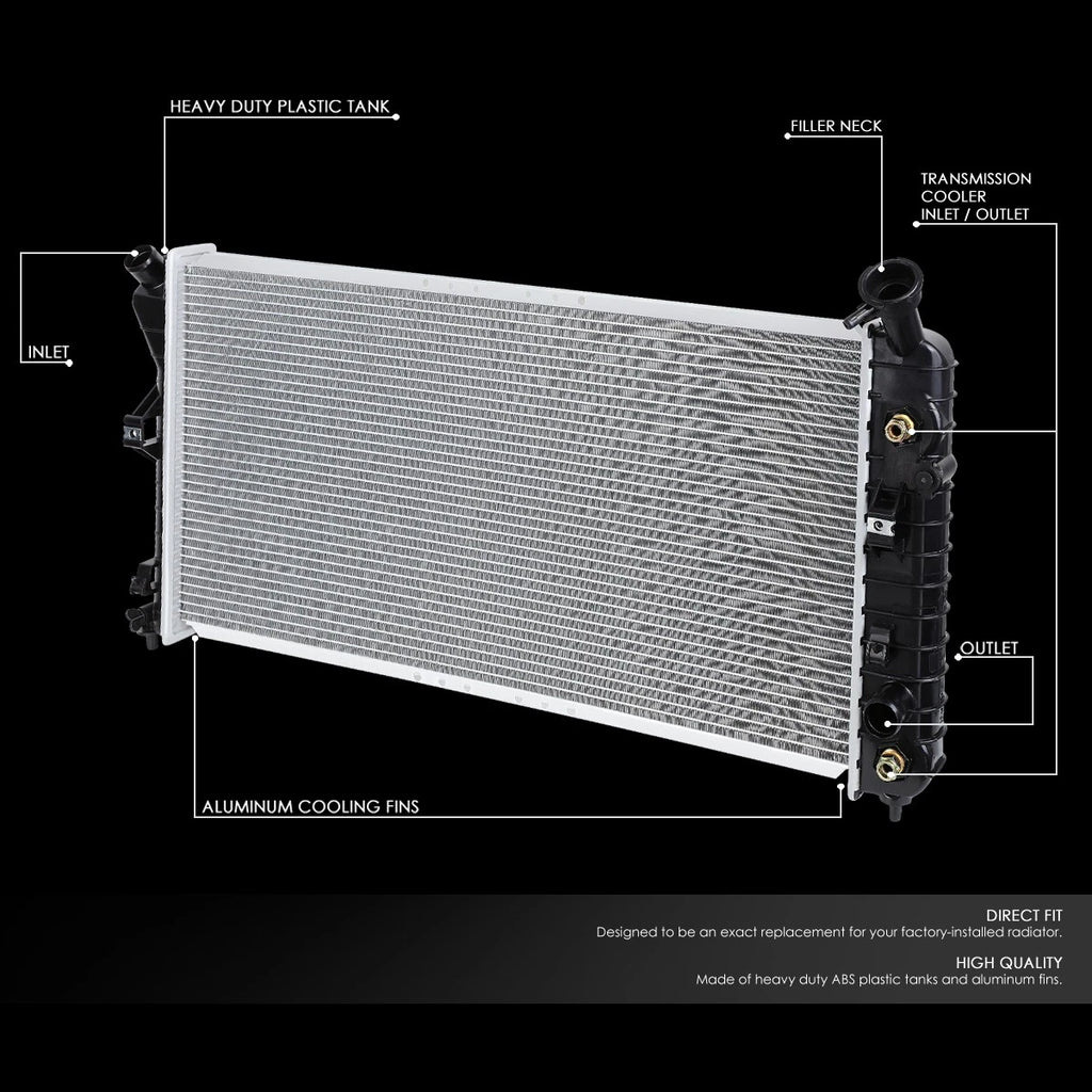 Aluminum Core Cooling Radiator for Buick Century/Chevy Impala (2000–2005) DPI 2343