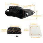 Black Razor Trunk Backrest for Harley Touring Road King Glide (2014–2024)