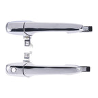 2 x Front Left & Right Outer Door Handle Chrome for Mazda 3 (2003–2009)