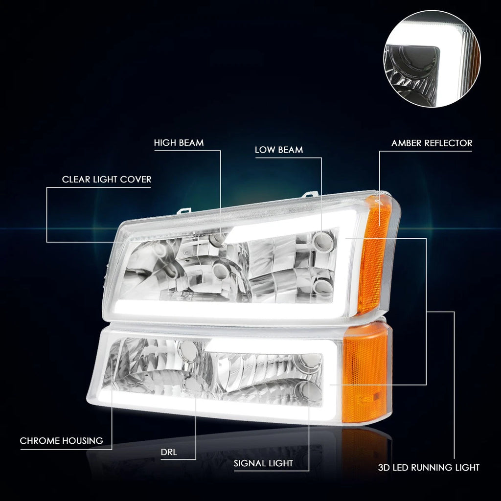 OE Style Projector Headlight Lamp for Chevy Impala (2014–2020)