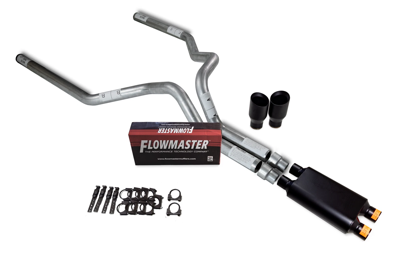 3" Dual Inlet Exhaust Kit for GM 2500 (2000–2006)