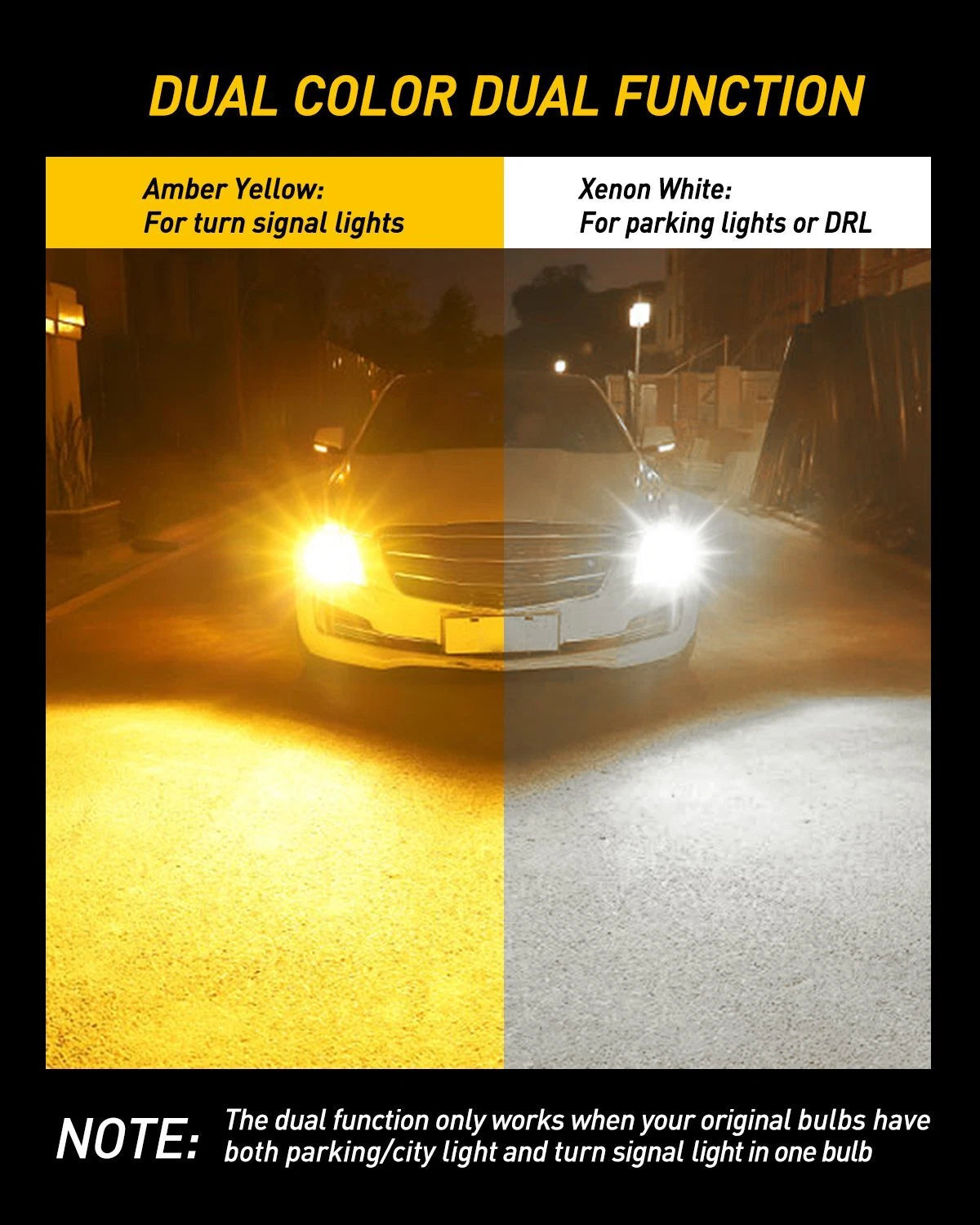 LED Switchback Turn Signal Lights for Ford E150 E250 (2003â2014)