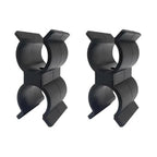 Black Pole Clips for Bimini Top Anti-Rattle Brace Rowing Boat