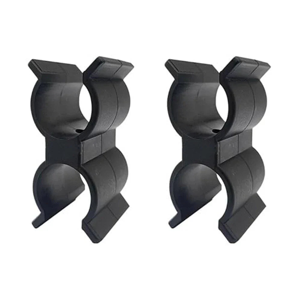 Black Pole Clips for Bimini Top Anti-Rattle Brace Rowing Boat