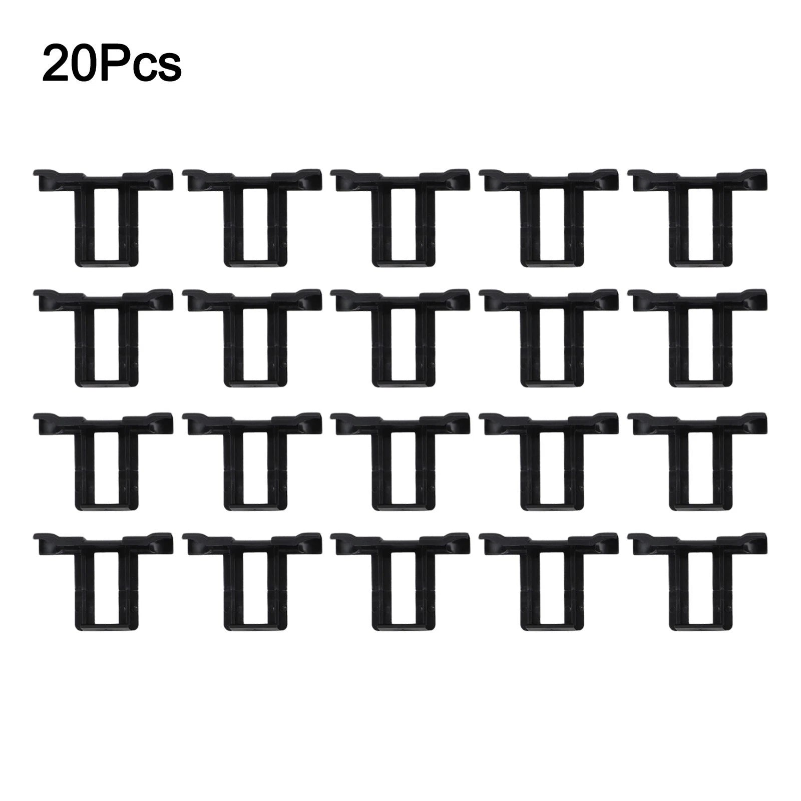 Set of 20 Plastic Mud Discharge Clips for Panels