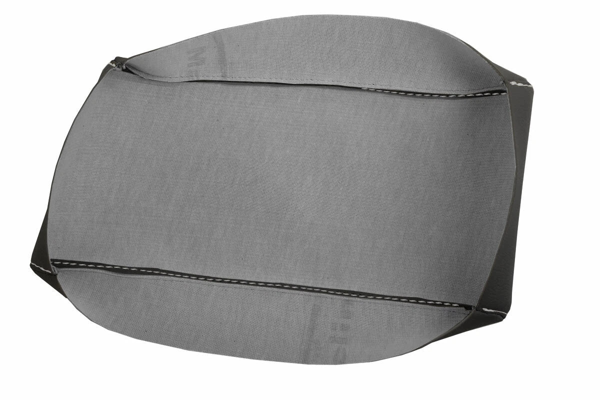 Leather Center Console Lid Armrest Cover for BMW X3 (2003–2010) White Stitch