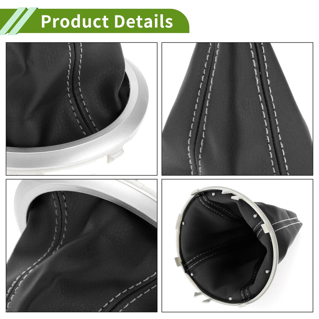 Gear Shift Stick Gaiter for Suzuki Swift (2005–2010) Matte Silver Black White