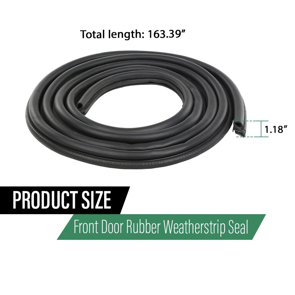 Front Door Weatherstrip Seal for Chevrolet GMC Truck (1999–2007)