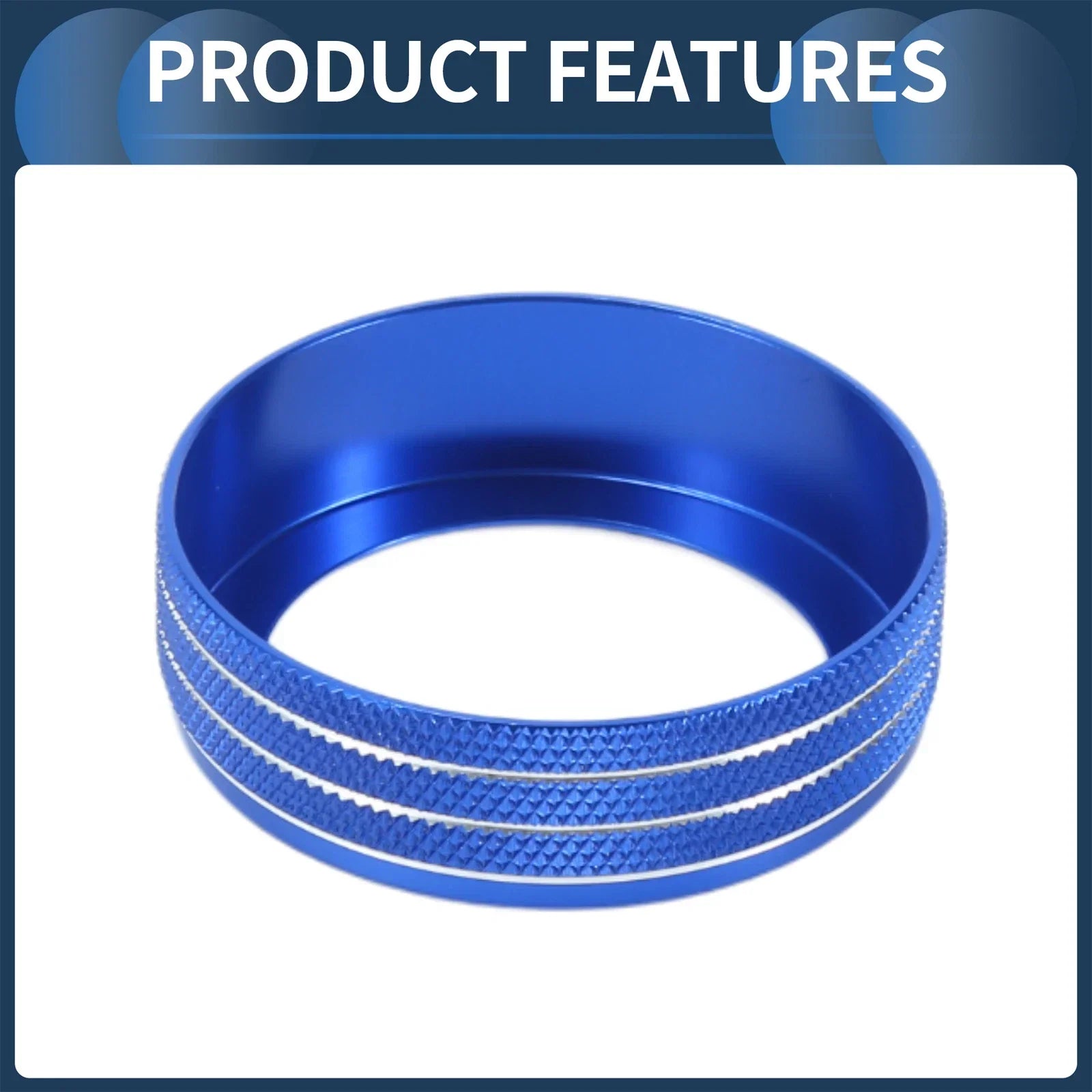 Headlight Fog Light Switch Knob Cover Ring for Dodge RAM (2018-2022) Blue 1 x Pc