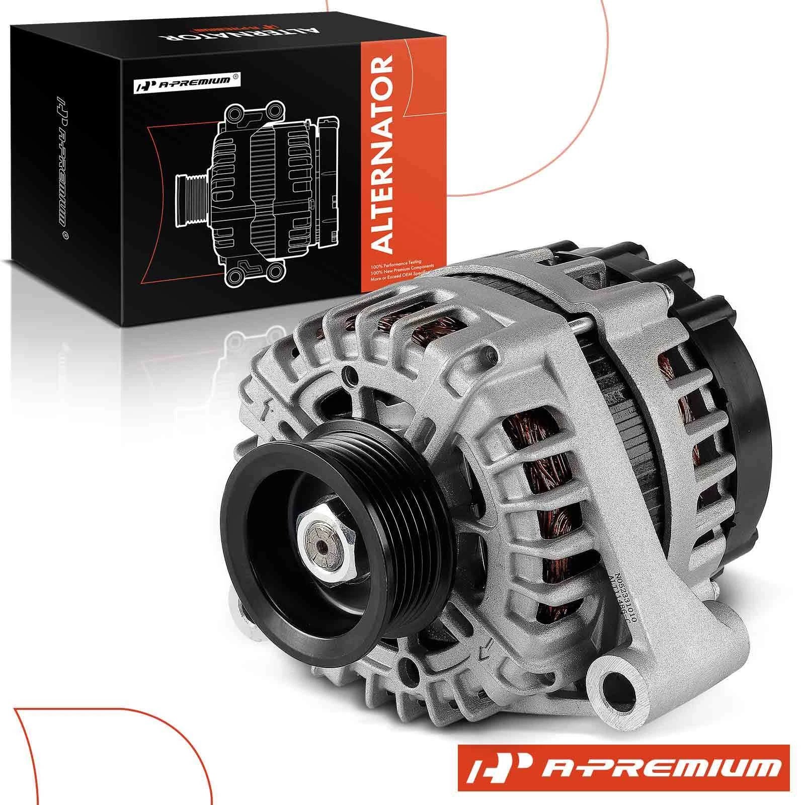 Alternator for Chevrolet Camaro (2010â2015) 6.2L 150A 6-Groove Pulley