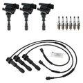 Set of 3 Ignition Coils & 6 Iridium Spark Plugs for Hyundai Santa Fe