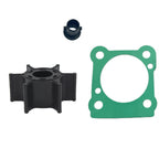 Water Pump Impeller w/Gasket for Yamaha 2-Str 6 8 HP Outboard (6G1-44352)