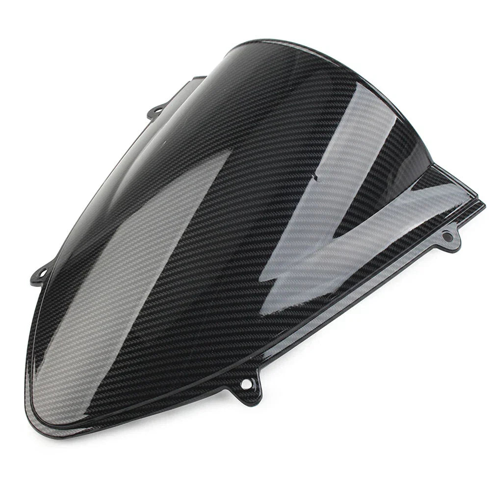 Black Carbon Fiber Windshield for Kawasaki Ninja 250 250R EX250 (2008-2012)
