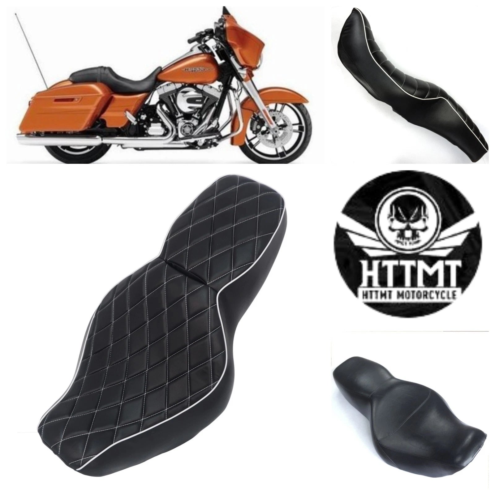 2-Up Seat for Harley Road King FLHR (1997–2006)