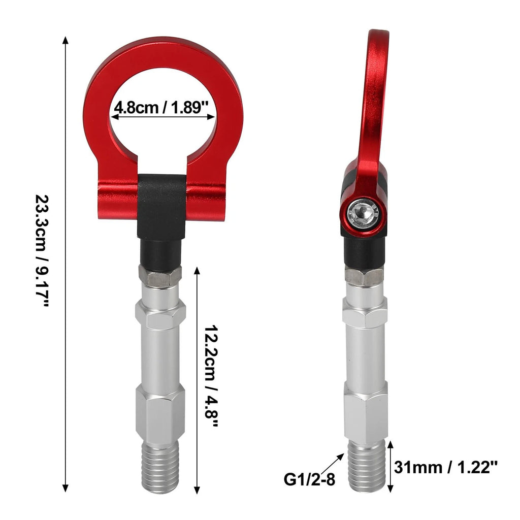 Red Aluminum Alloy Tow Hook Screw for Audi A5 S5 (2008–2017)