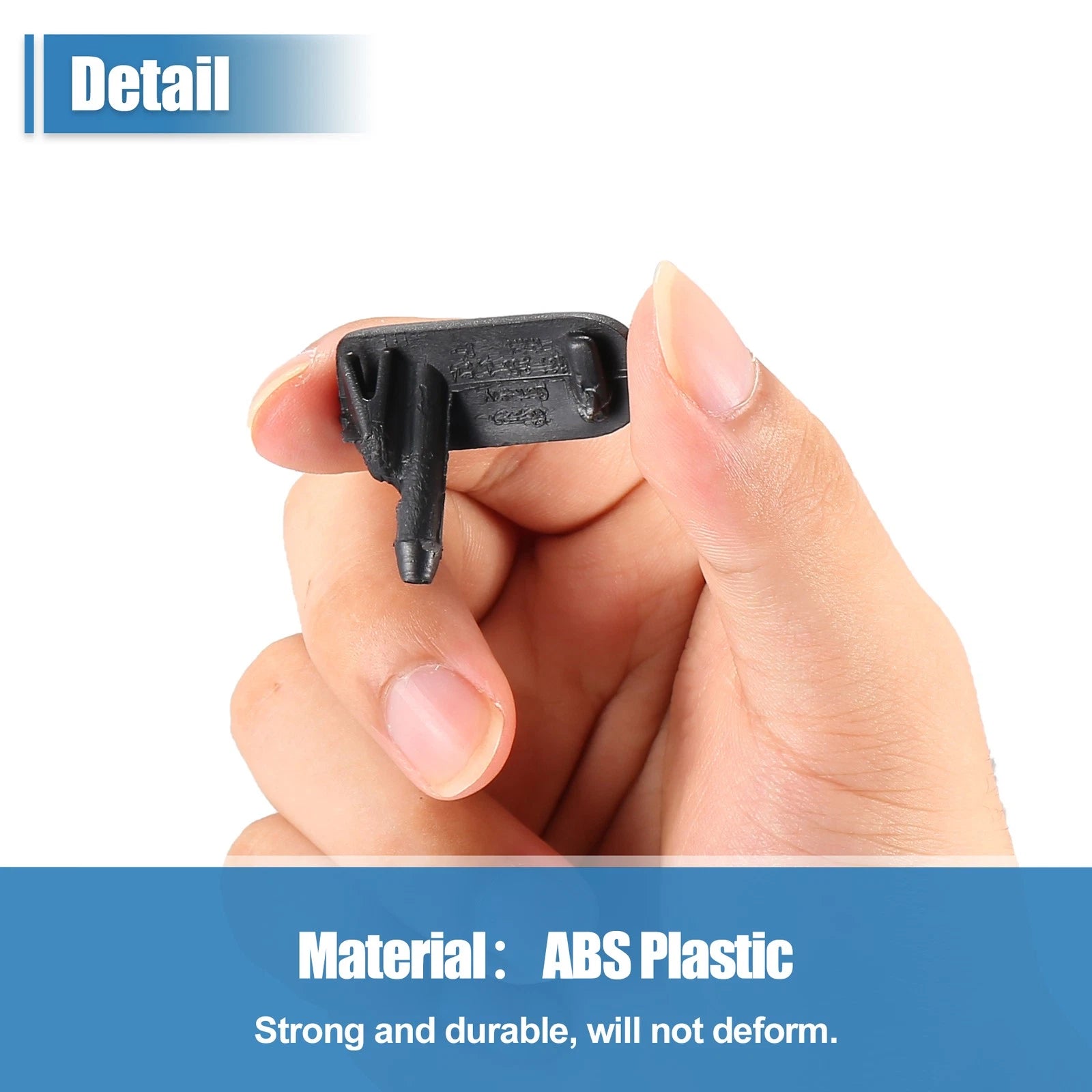2pcs Windshield Wiper Washer Nozzle Spray Jet for Volkswagen (1910–2023)