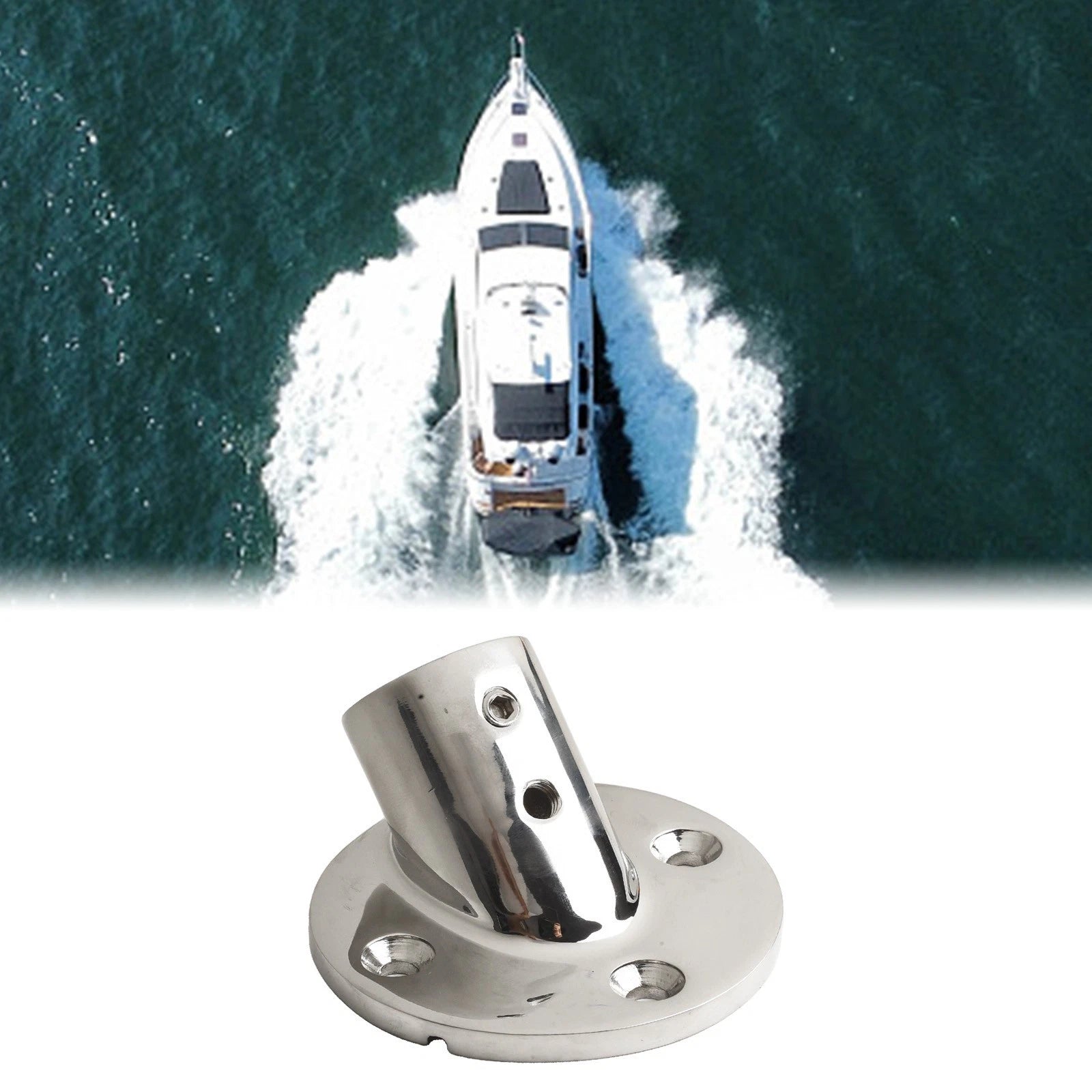 Boat Hand Rail Fitting in Marine Grade Stainless Steel