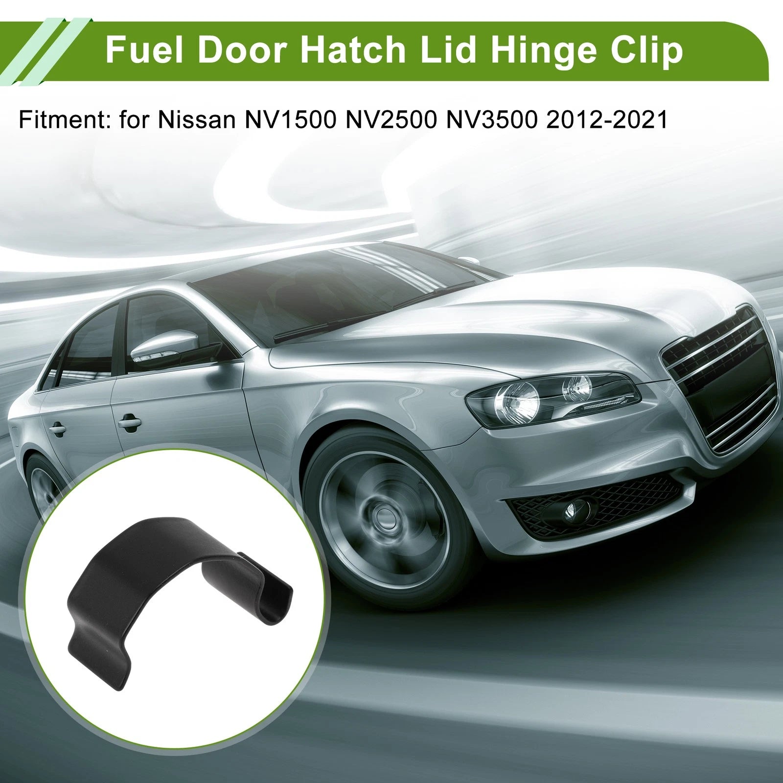 1Pc Fuel Gas Tank Door Spring Clip for Nissan NV1500 NV2500 NV3500 (2012–2021)
