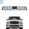 Black Chrome Front Bumper Lower Grille for Infiniti QX80 (2015–2017)
