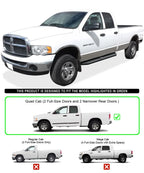 Running Boards for Dodge Ram 1500 2500 3500 Quad Cab (2002-2008)