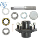 Trailer Hub Kit Assembly for BT16 (5 Bolt, 1-1/16" Round Spindle)