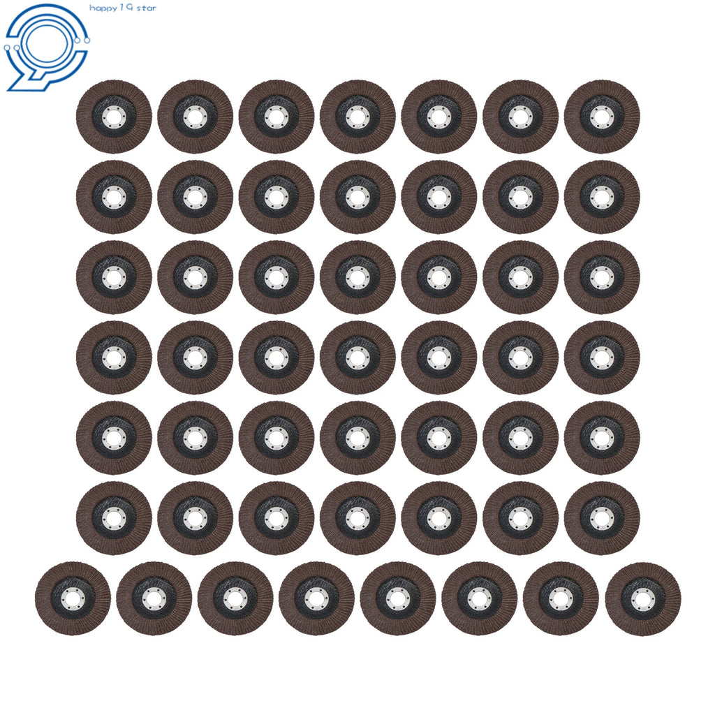 Set of 50 Zirconia Flap Discs 4-1/2" X 7/8" 40 Grit