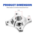 Set of 4 Aluminum Wheel Hubs & Bolt Nuts for Go Kart (1-1/4")