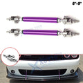 6–9" Purple Rear Diffuser Front Bumper Rod Strut Support Tie Bar for Dodge (2009–2022)